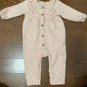 Pink Polka Dot Kids One Piece